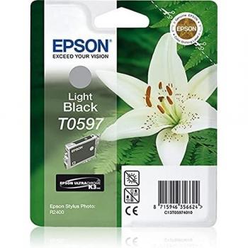 Cartucho de tinta Epson T0597 Negro Claro Ultra Chrome K3