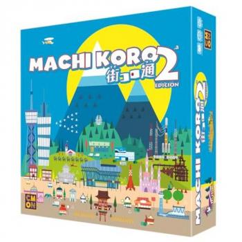 Juego de mesa Machi Koro 2ª edición - Juego de estrategia para adultos y familias, a partir de 10 años, de 2 a 5 jugadores, duración de partida: 45 minutos, en español