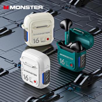 Auriculares Inalámbricos Monster XKT16 Bluetooth 5.3 con Reducción de Ruido, Diseño Gamer, TWS, Baja Latencia y Modo de Reposo