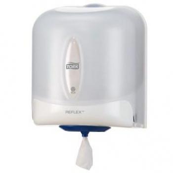 TORK Reflex™ Dispensador de Alimentación Central de Hoja Única - Blanco, Dispensador de toallitas