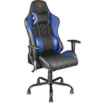 Trust Gaming GXT 707B Resto Silla Gaming, Silla Giratoria Completa de 360° con Cojines Extraíbles, Silla Ajustable en Altura para Juegos, PC, Silla con Bloqueo – Azul