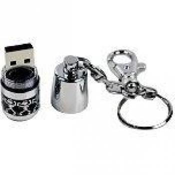 Pretec i-Disk Bulletproof 32GB - Memoria USB de 32 GB, plateado