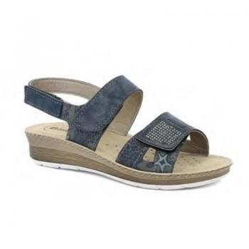 Sandalia de Mujer Inblu FC52 Azul con plantilla acolchada, suela antideslizante y diseño cómodo