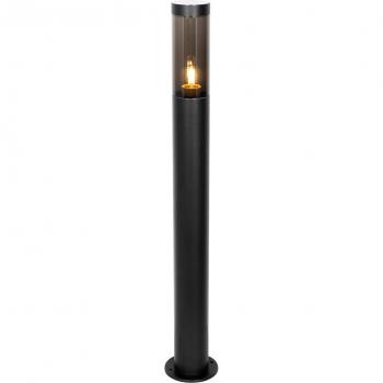 Farola moderna para exterior negra de 110 cm IP44 - Rox