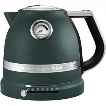Hervidor de agua eléctrico KitchenAid Artisan 1,5L Verde Pebbled con temperatura ajustable
