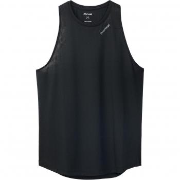 Camiseta de mujer de running NNormal Race Tank negra