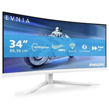 Monitor Gaming Curvo Philips Evnia 34 WQHD VA 180Hz 0.5ms