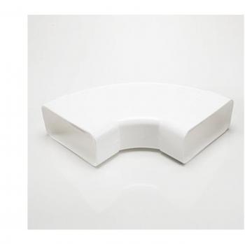 Kit de evacuación Elica KIT0121004 - Raccordo horizontal curva 90° para campana de cocina (227x288x94 mm, plástico blanco)
