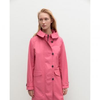 Ecoalf - Gabardina de mujer con cremallera y capucha