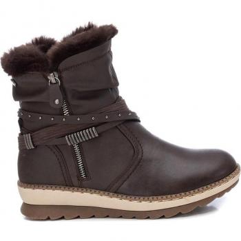 Botines Refresh 170416 para Mujer en Color Marrón con Cierre de Cremallera