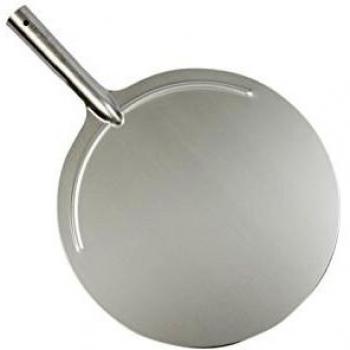 FALCI 249965-25 - Pala Redonda de Pizza de Acero Inoxidable, diámetro 25 cm