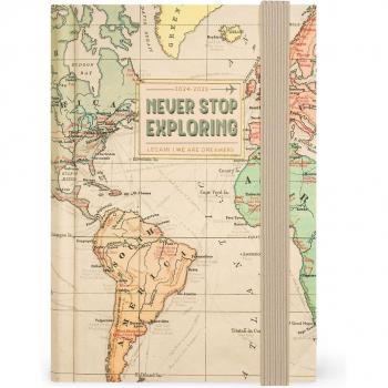 Agenda semana vista 16 meses 24/25 Legami Travel multilingüe