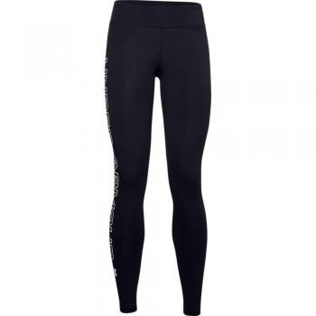 Mallas de entrenamiento Under Armour Favorite Wordmark para mujer en color negro