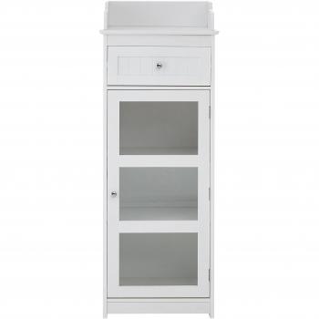 Premier Housewares Portland Armario, Madera, White, H119 x W45 x D33cm