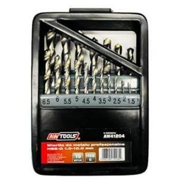 Juego de Brocas para Metal HSS-G 19 Piezas 1,0 - 10,0 mm