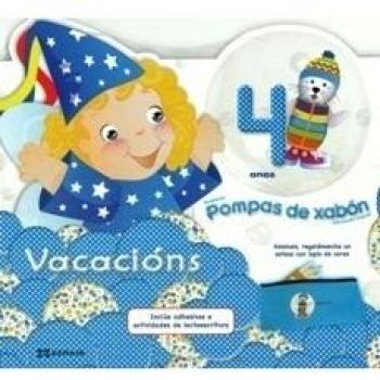 Pompas de xabón. Caderno de vacacións 4 anos - 9788499148502