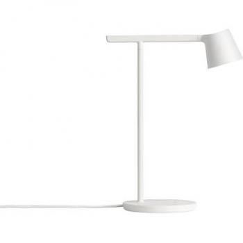 Lámpara de Sobremesa LED Tip Blanca - Muuto - Aluminio, Diseño Jens Fager