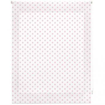 Estor Enrollable Infantil Premium con Diseño de Estrellas Rosa - 130x180 cm - Fácil Instalación y Montaje