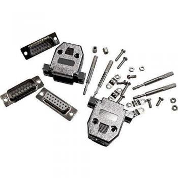 Conector D-SUB 9 pines macho 180° para soldar - BKL Electronic