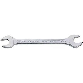 Llave de dos bocas fija HAZET 450N, tamaño 10 x 11 mm, cromada, DIN3110