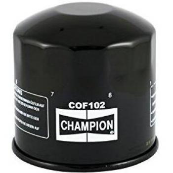 Filtro de aceite CHAMPION COF102 - Filtro de aceite, compatible con múltiples vehículos, alta capacidad de filtración, diseño optimizado para un mejor flujo de aceite, fabricado con materiales de calidad para mayor durabilidad y rendimiento