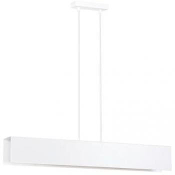 Lámpara de Suspensión Gentor EPIKASA, Acero con recubrimiento de polvo, Blanca, 72x100x6 cm