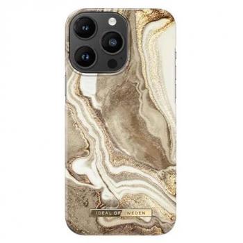 Funda de diseño de mármol dorado y arena para iPhone 14 Pro