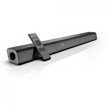 Barra de Sonido 2.0 Channel 120w, Altavoz Bluetooth 5.0 con HDMI ARC, Graves Integrados, DSP para TV