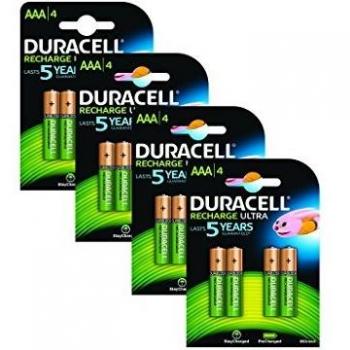 Duracell AAA pre-cargado pilas recargables - 16 Pack