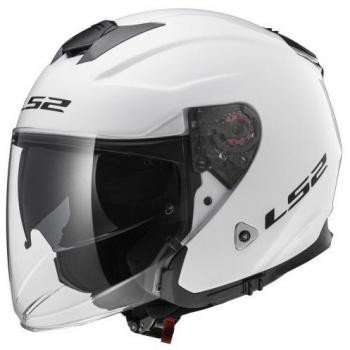 LS2 305211002XL OF521 Casco Infinity Solid, Color Blanco, Tamaño XL