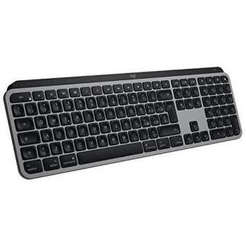 Logitech MX Keys Teclado Inalámbrico Retroiluminado para Mac/iPad Aluminio QWERTY Italiano Gris/Negro