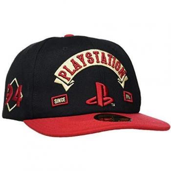 Gorra Snapback Oficial PlayStation Biker Desde 1994 Negra Talla Única