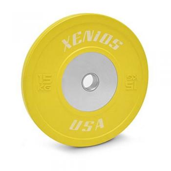 Xenios USA PSBPCRBPL15 Disco Halterofilia - - Competition Bumper Plate