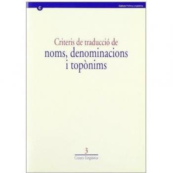 Criteris de traducció de noms