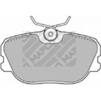 Pastillas de freno MAPCO 6449 - Juego de pastillas de freno, alta calidad, diseño optimizado para un rendimiento superior, reducción del ruido y vibraciones, fácil instalación, compatible con vehículos específicos