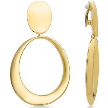 Pendientes Luxenter Elnath acabados en oro amarillo de 18k