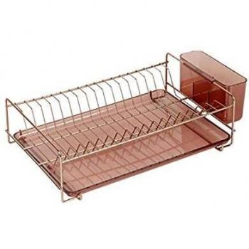 Sauvic Inoxidable Acabado Cobre Escurreplatos, Plano