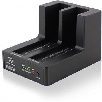Ewent EW7015 - Docking station dual 2.5/3.5, USB 3.0