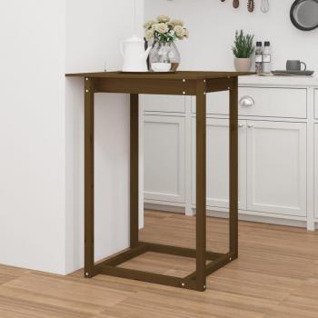 Mesa de Bar Honey 80x80x110 cm en madera maciza de pino