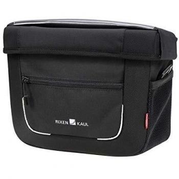 Bolsa para manillar KLICKfix Aventour Pro negra, 27x20x19cm, sin adaptador de manillar