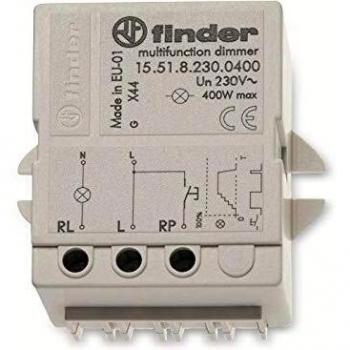 Interruptor electrónico de impulso con dimmer 230V 400W - Finder 15.51.8.230.0400