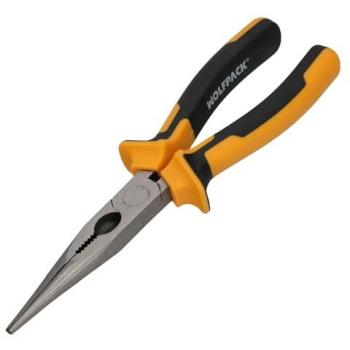 Alicates Boca Recta 200 mm Acero DIN 5745 - Pinza de Punta Recta Larga