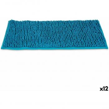 Alfombra de baño 40 x 60 cm Azul Turquesa (12 Unidades)