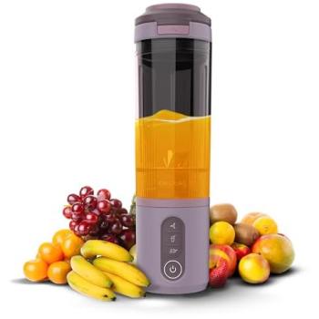 Batidora Portátil Power Titanium Shake2Go 180W con Vaso Tritan de 600ml Libre BPA y 3 Programas Automáticos