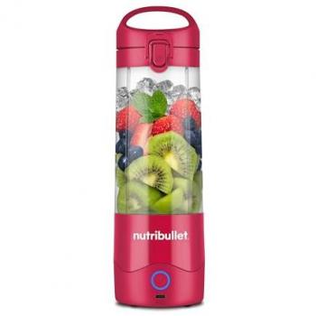 NutriBullet Portable Blender NBP003MA - 475ml, USB-C Charger, BPA Free, Magenta