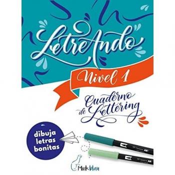 Tombow - Libros de Lettering Cuaderno Nivel 1 - Letreando 1: Iniciación al Lettering en 32 páginas