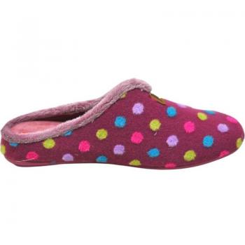 Zapatillas Abiertas de Casa para Mujer Norteñas en Color Rosa, Modelo Invierno SL Fresa