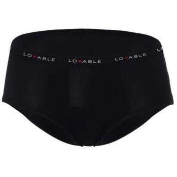 Enamorable Slip Medio Negro Flujo
