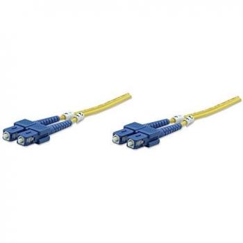 Intellinet 470605 fiber optic cable 39.4 1 m OS2 SC Yellow