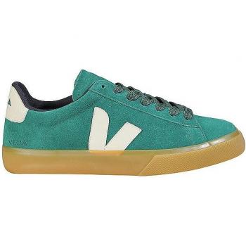VEJA Campo Bold Green Leather Sneakers for Men, Size 43